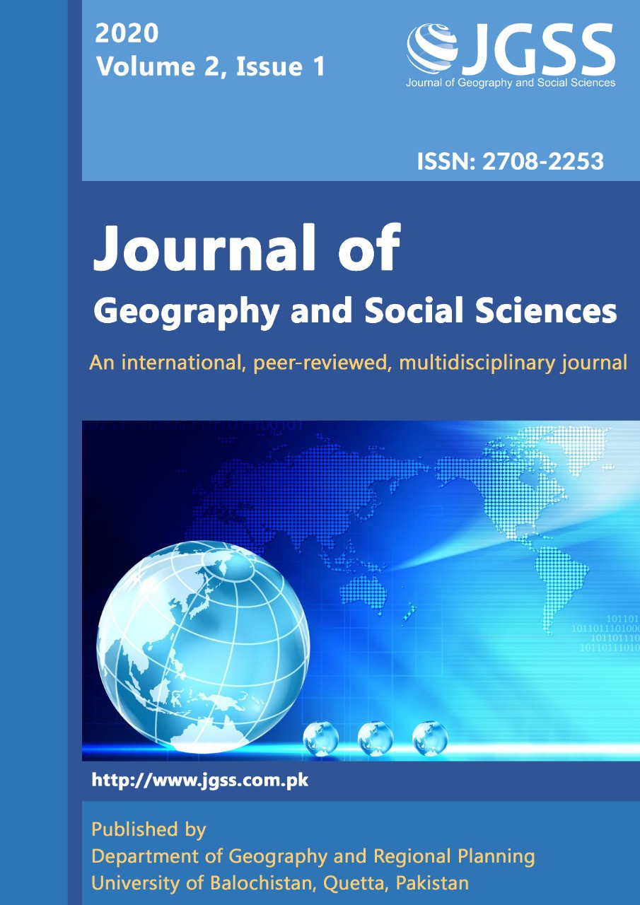 					View Vol. 2 No. 1 (2020): Journal of Geography and Social Sciences
				